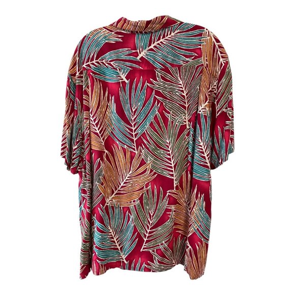 Lot of 2 Saddlebred Men’s XXL Hawaiian Shirts – 100% Rayon – Classic Fit – Tropi - Picture 9 of 9